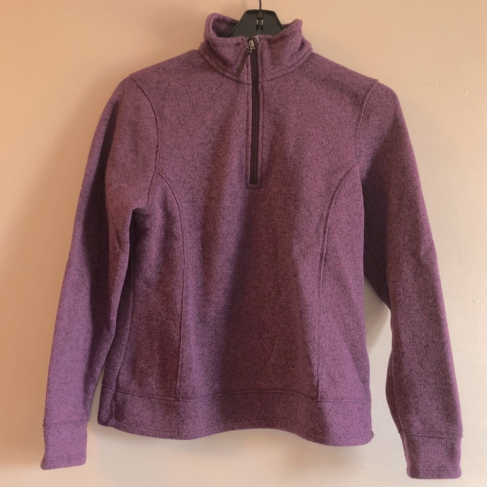 Land’s End 1/4 zip fleece, Size Small
